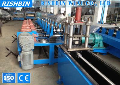 China 15 - 20 m / min Steel Drywall Stud Roll Forming Machinery with Chain Transmission for sale