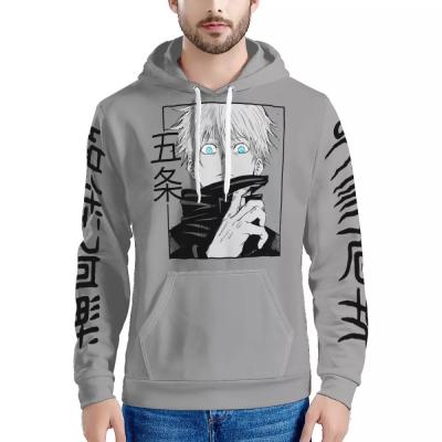 China 1 Name Japanese Custom Lightweight Moq Anime Print Anime Hoodie Gray Satoru Gojo Classic Premium Kids Unisex QUICK DRY Blanket for sale