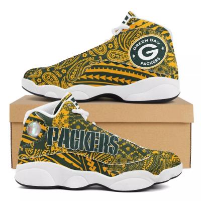 China CUSHIONING Sneakers Height Increasing Design Nfle Rugby League Team Youth Mens Polynesian Tribal Anti-Smell PU Basketball Shoes for sale