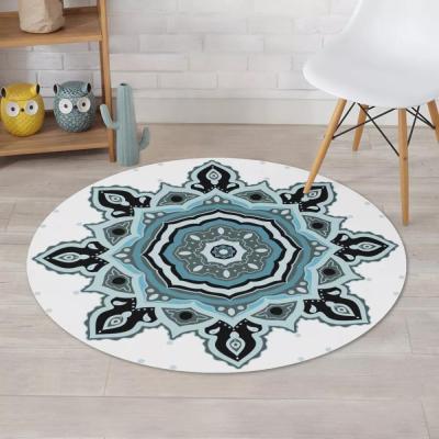 China Viking Tribal Design Entrance Mat Dropshipping Good Quality Non-slip Tpr Mat Customized New Color Design Mat Bedroom for sale