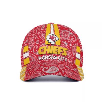 China JOINT Custom Sport Covers American Football Team Bandana Print Men Nfle Hip Hop Snapback Hat 1 Moq Sun Hat Cap Breathable Kids for sale