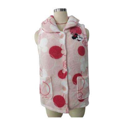 China Breathable Custom The Pink Vest Outer Vest For Girls Outdoor Vest Coat For Girl for sale