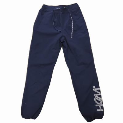 China Comfortable Custom Sport With Belt Trousers Pants For Men Dark Blue Sweatpants for sale