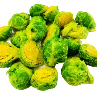 China Vegans Factory Supply Delicious Dried Vegetable Brussels Sprouts Snacks for sale