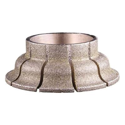 China . High speed straight soft edge 140 the best quality of diamond plated grinding wheel, for forming marble for sale