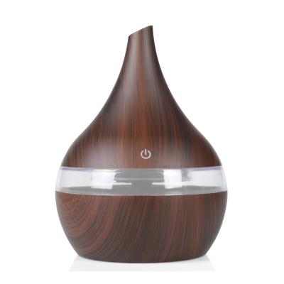 China 300ML Wooden Mini USB Car Diffuser Ultrasonic Diffuser Spa Air Car Humidifier for sale