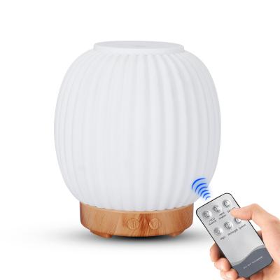 China Ceramic Ultrasonic Air Diffuser Humidifier RV Aroma Diffuser Ceramic Electric Aroma Light Diffuser for sale