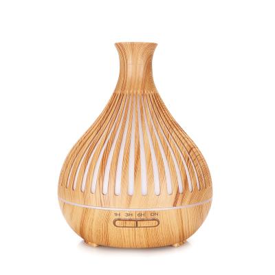 China New Style OEM Household Home Household Wooden Air Humidifier Fragrance Diffuser Ultrasonic Aroma Essential Oil Diffuser for sale