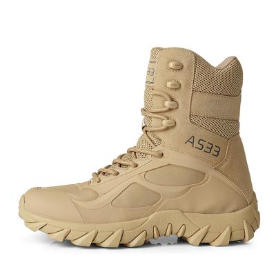 China EVA Custom Mens Military Boots Increasing Tactical Boots Shoes High Quality Suede Leather Ankle Desert Men Combat Boots Army Shoes for sale