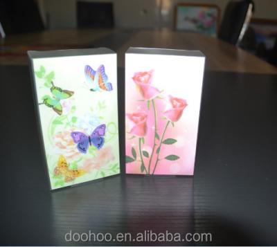 China Recycled Unique Printed Materials 3D Effect Lenticular Cosmetic Packaging Boxes for sale