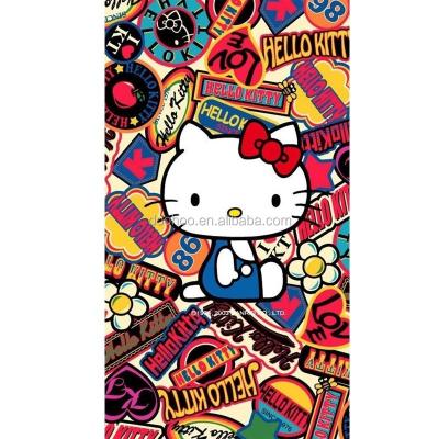 China Accept 2015 Custom Lenticular High Quality Luminous Colorful Kitty Hello Kitty 3D Plastic Bookmarks for sale