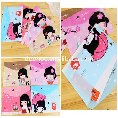 China Low Price Promotion Cartoon Design PP Plastic Folder For Kids for sale