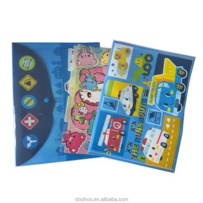 China Low Price Good Quality PP A4 Size L-Shape Plastic Folder for sale