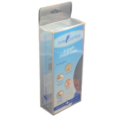 China High Quality Recycled Frozen Materials Gum Packaging Clear Plastic Box With Button for sale