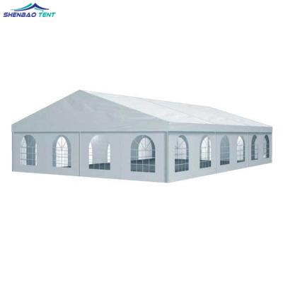 China Waterpoof 2022 ShenBao 2022 Waterproof Fireproof Marquee Tent Luxury Outdoor Aluminum Tents On Events Wedding Party Sales for sale