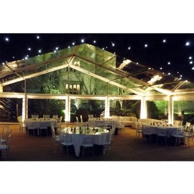 China Luxury Outdoor Aluminum Tents 10x20m Pointed Waterpoof Tent Commercial Waterproof Marquee For Events Wedding Party Used for sale