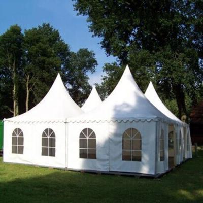 China Extended Type Shenbao Tent 4x4 5x5 6x6m Cheaper Outdoor Exhibition Pagoda Trade Show Tent For Sale for sale