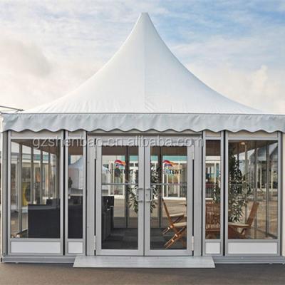 China Extended Type Pagoda Tent Outdoor Pagoda Tents 3x3/4x4m Exhibition Tent Garden Canopy Outdoor Luxury Canopy Garden For Party And Wedding for sale