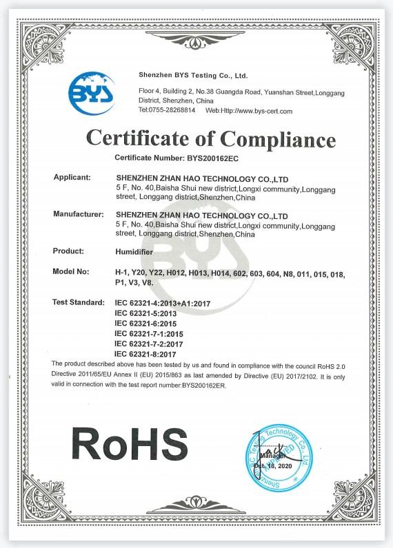 RoHS - Shenzhen Mingya Exp& Imp Co., Ltd.