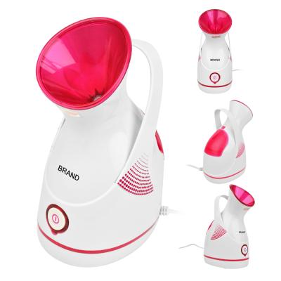 China Professional Portable Nano Ionic Hot Facial Steamer Nano Ionic Hot Facial Spa Sprayer Private Label Facial Massager DEEP CLEANSING Desktop Steamer for sale