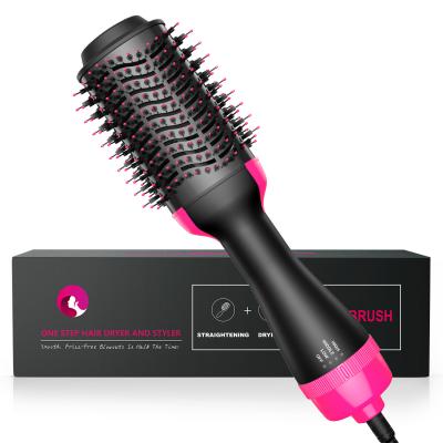 China Good Quality 3 in1 Home Styling Hot Hair Straightener One Step Hair Dryer Volumizer Airbrush Hair Dryer Brush for sale