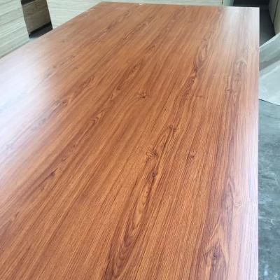 China Modern Melamine MDF 1220mm*2440mm High Gloss UV Melamine Paper Faced MDF Board for sale