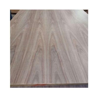 China Low Cost Modern Melamine Laminated Walnut Plywood Sheet 1.5mm 3mm For Furniture for sale