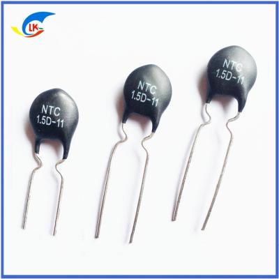 China MF72 1.5D-11 Power Type NTC 1.5 Ohm 11mm Thermistor Suitable For Power Adapter Amplifier Power Supply for sale