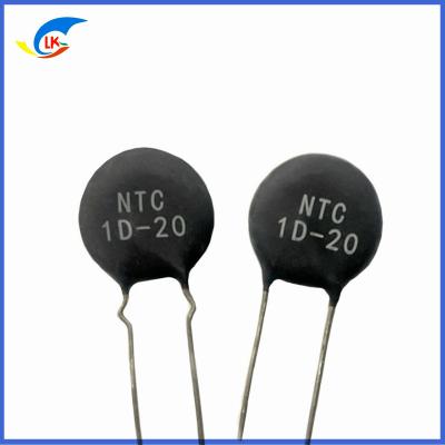 China MF72 Series 1D-20 1 Ohm 10A 20mm 1D-20 Surge Current Suppression NTC Thermistor Suitable For High Power Power Supply for sale