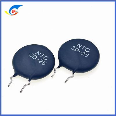 China MF72  3D-25 Power NTC Thermistor 3 Ohm 9A 25 Mm Suitable For High Power Supply Surge Current Suppression for sale