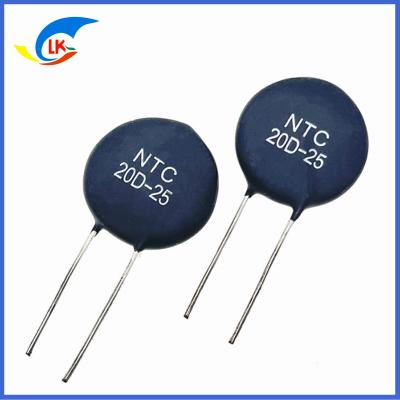 China MF72 Series NTC Power Type Thermistor 20 Ohm 4.5A 25mm 20D-25  Inrush Current Suppression for sale