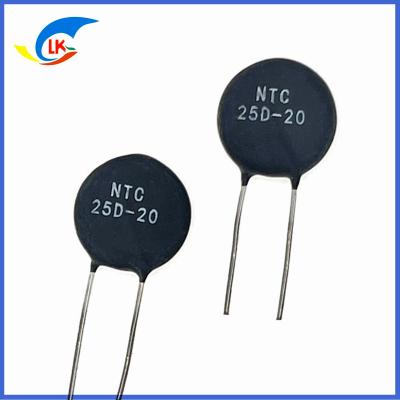 China MF72  25D-20  NTC Power Thermistor 25 Ohm 5A 20 Mm For Power Circuits Or Home Appliances for sale