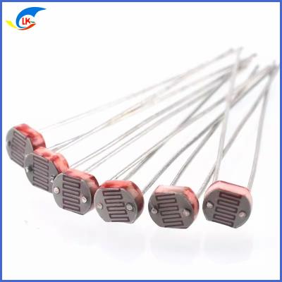 China 5mm série GM5549 CDS fotoresistor resistor brilhante 100-200KΩ 10Lux para controle de iluminação interior à venda