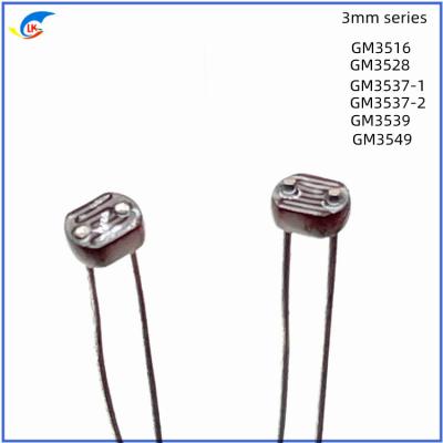 China Segurança CDS Fotoresistor 1mm GM3528 Resistência brilhante 10-20KΩ Resistência escura 1MΩ à venda