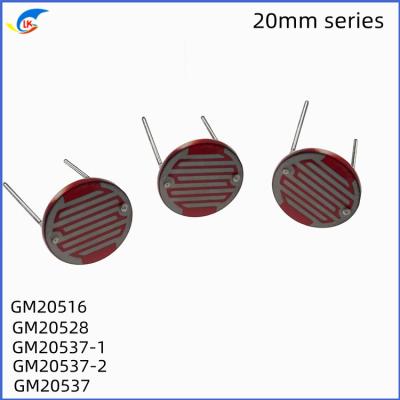 China 560nm Spectrum Peak Light Dependent Resistor Φ20mm GM 20537 Photoresistor for sale