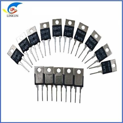 China KSD-01F/JUC-31F Temperature Switch Temperature Control Switch 40 Degrees -130 Degrees Normally Open Normally Closed for sale