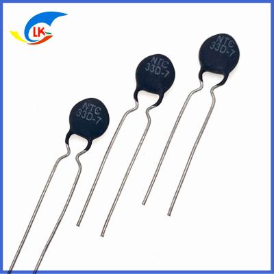 China MF72 33D-7 Leistung NTC-Thermistor 33 Ohm für LED-Schaltanlage oder Adapter-Stromversorgung zu verkaufen