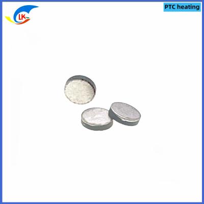 China 8*2mm Silver Coating PTC Thermistor Chip 120 Ohm 105 DegC MZ4-08BB121H-105X Round Heating Element for sale