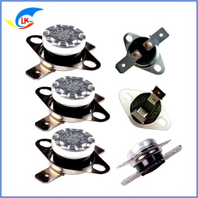 China Temperature Switch KSD301 250V 10A 0C-300C Thermal Disk KSD Bimetallic Thermostat for sale