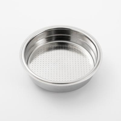 China 0.5 Mm Thickness Durable Coffee Powder Machine Silver Bowl Filter Basket Type for sale