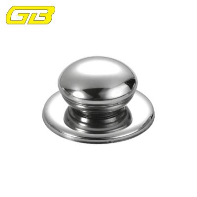 China Customized Viable Logo Cookware Fittings Features Eco Cookware Pan Handle Stainless Steel Material Knob for sale