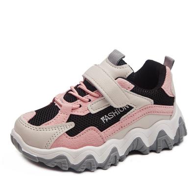 China Mesh Soft Kids Girl Sports Flat Casual Breathable Anti-skid Running Shoes for sale