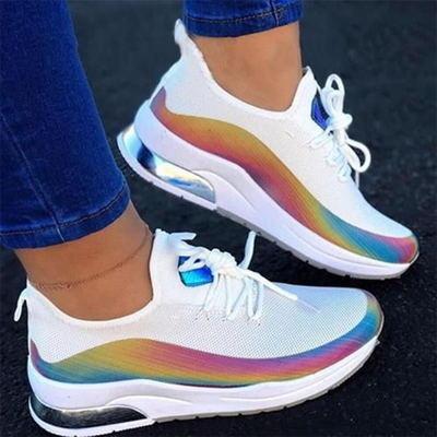 China Hot Selling Breathable Mesh Style Women's Casual Shoes Women's Fashion Breathable Sneakers New for sale