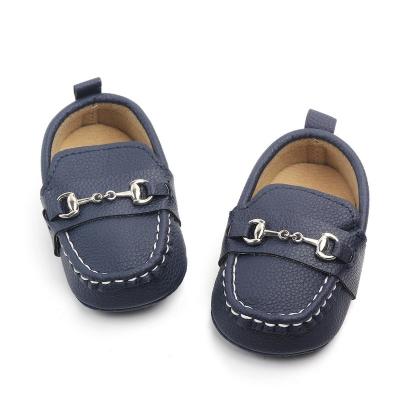 China Fashion Anti-slippery Soft Leather Baby Peas Non-slip Shoes for sale