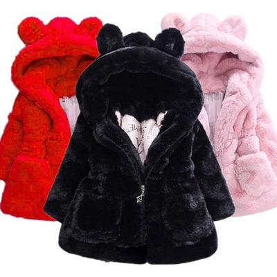 China Breathable Baby Jacket Kids Boys Fashion Coats Artificial Fur Warm Hooded Kids Jacket Autumn Winter Girls Infant Clothing for sale