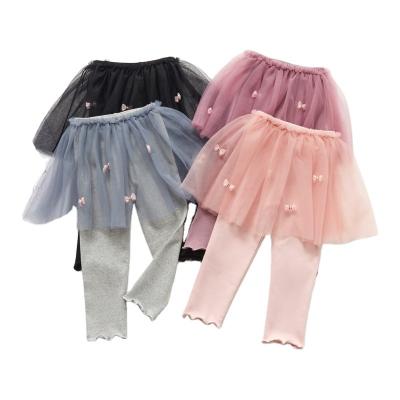 China Spring Anti-static Autumn Summer Girls New Children's Skirt-Pants Fashionable Tutu Skirts Pants Girls Baby 3-8 Years Old for sale