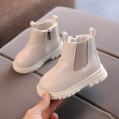 China Wholesale Children's Leather Shoes Winter Anti-slippery Children's Boots for sale