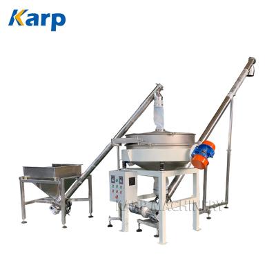 China Heat Resistant Wheat Starch Spiral Conveying Machine For Flour And Bran Auger Screw Conveyor for sale