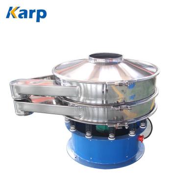 China Single Layer Chemical Separator Polyester Epoxy Powder Coating Shaker Vibrating Sieving Machine for sale