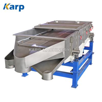 China Particle Size Classification Device Soil Industry Mild Steel Sieve Machine Sand Stone Particle Rectangle Vibro Sorter for sale